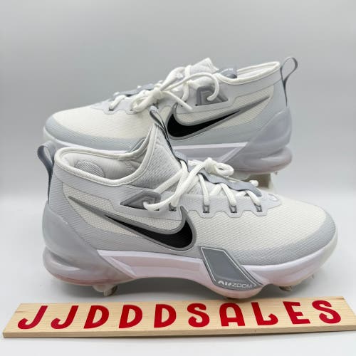 Nike Force Zoom Trout 9 Elite Baseball Cleats White FB2906-100 Men's Size 9 NEW