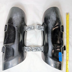 Ski Racing SL Shin Guards – Spyder - Black 14”