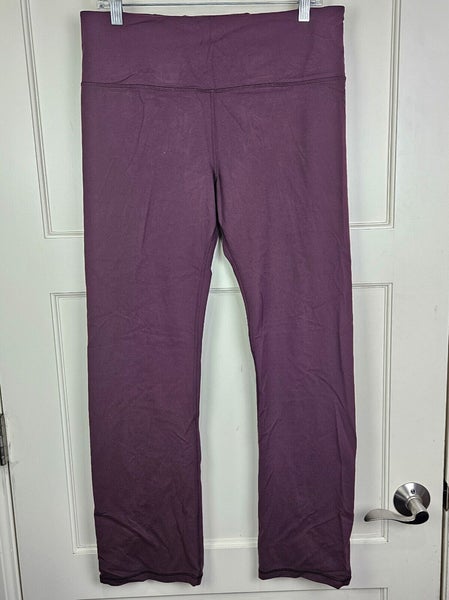 ATHLETA Elation Straight Leg Pant Spiced Cabernet Gym Yoga RunWalk Leggings XL