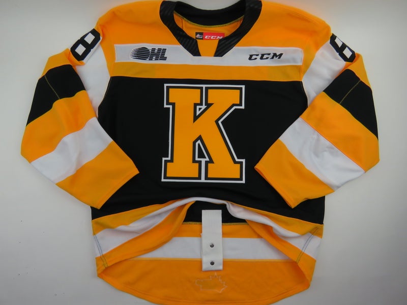CCM Kingston Frontenacs OHL Pro Stock Game Issued Hockey Jersey Size 54 CHROMIAK