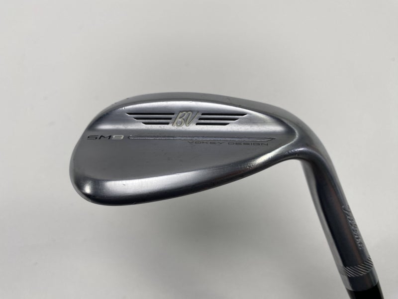 Titleist Vokey SM9 Tour Chrome Lob Wedge 60* 4 T-Grind Wedge Steel Mens RH