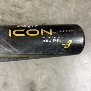 Rawlings (-3) 30 oz 33" (Used) Icon Bat
