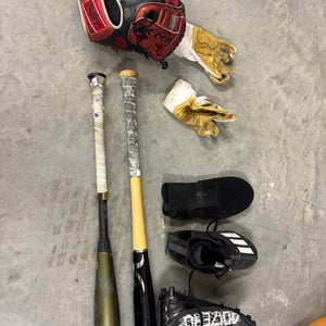 Baseball Equipment Lot