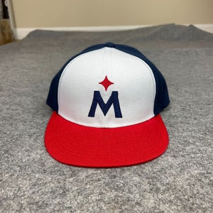 Minnesota Twins Men Hat Cap Snapback White Blue Baseball MLB Sports Logo Casual