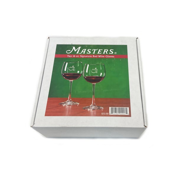 NEW The Masters (2) 16 oz. Signature Red Wine Glasses