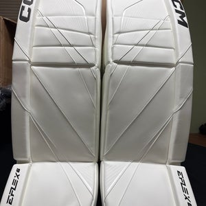 CCM E-Flex 6 goalie leg pads- 35 + 2