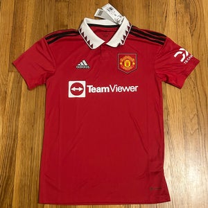 Adidas Manchester United 22/23 Home Soccer Jersey Red Mens Size Small
