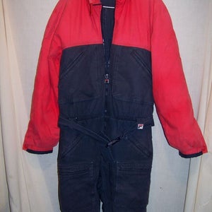 Vintage Fila Insulated One Piece Snow Ski Suit, Men's 40 Small