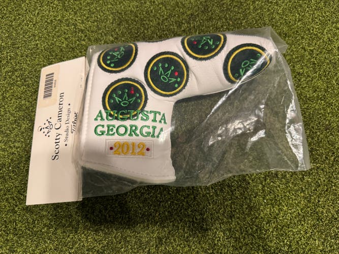 Scotty Cameron Putter Headcover Bundle, 2012 Augusta Dancing Crowns & 2015 Scottish Flag