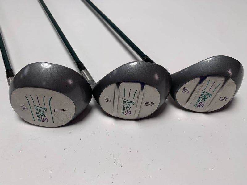 Cobra KING Snake Wood Set DR 3 5 | 12* 15* 18* UST 6200 Regular Graphite Mens RH