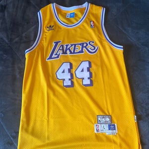 Los Angeles Lakers Jerry West Large Men's Adidas Jersey