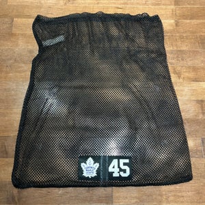 Toronto Maple Leafs Pro Stock Laundry Bag Black #45
