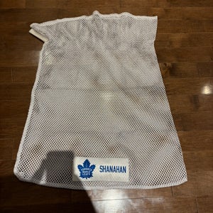Toronto Maple Leafs Pro Stock Laundry Bag White Shanahan