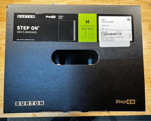 Men's Medium Burton All Mountain (Used) Step On Snowboard Bindings