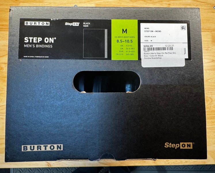 Men's Medium Burton All Mountain (Used) Step On Snowboard Bindings