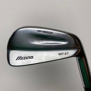 Mizuno MP 67 Single 6 Iron Project X Rifle Precision Stiff Steel RH Midsize Grip