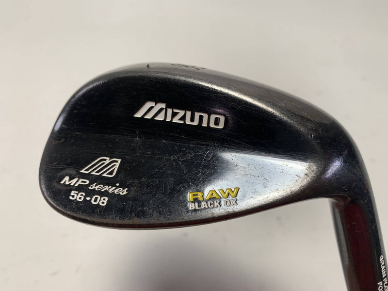 Mizuno MP Series Raw Black Ox Sand Wedge SW 56* 8 Dynamic Gold Wedge Steel RH