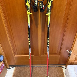 40in (100cm) Leki (Used) World Cup Lite SL Ski Poles