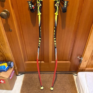 44in (110cm) Leki (Used) World Cup Lite GS Ski Poles
