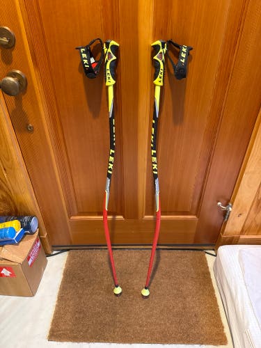 44in (110cm) Leki (Used) World Cup Lite GS Ski Poles
