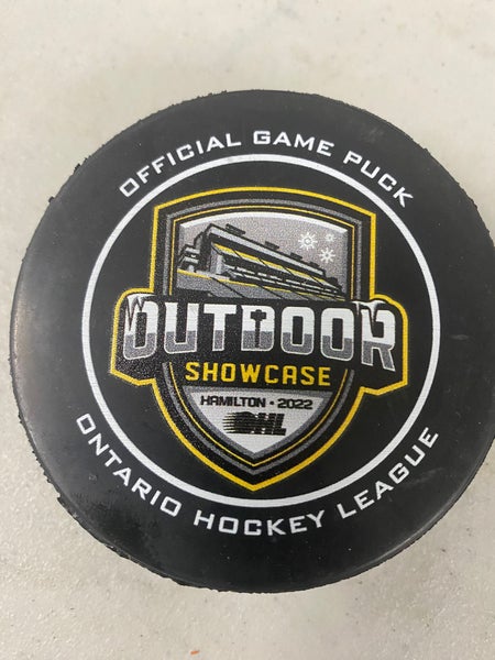 Hamilton Bulldogs OHL Outdoor 2022 puck