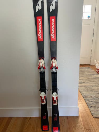 2021 Nordica 150 Dobermann SLJ Skis With Marker XComp 10 Bindings
