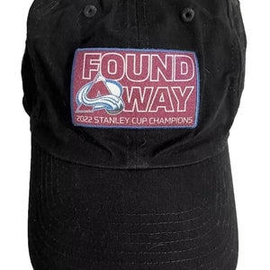 FANATICS COLORADO AVALANCHE 2022 STANLEY CUP CHAMPIONS “FOUND A WAY” BLACK DAD HAT