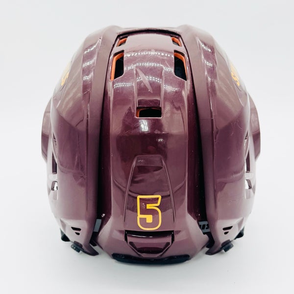 CCM Supertacks 710 Hockey Helmet-Medium-Maroon-CCM 580 Cage Large