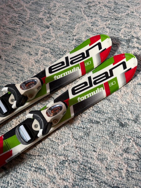 Kid's All Mountain 80 cm Elan Formula Skis With Bindings (Used)