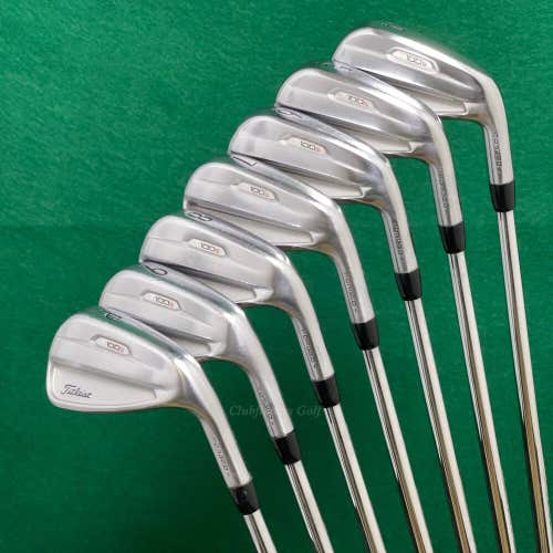 Titleist 2021 T100s Forged 4-PW Iron Set AMT Tour White S300 Steel Stiff