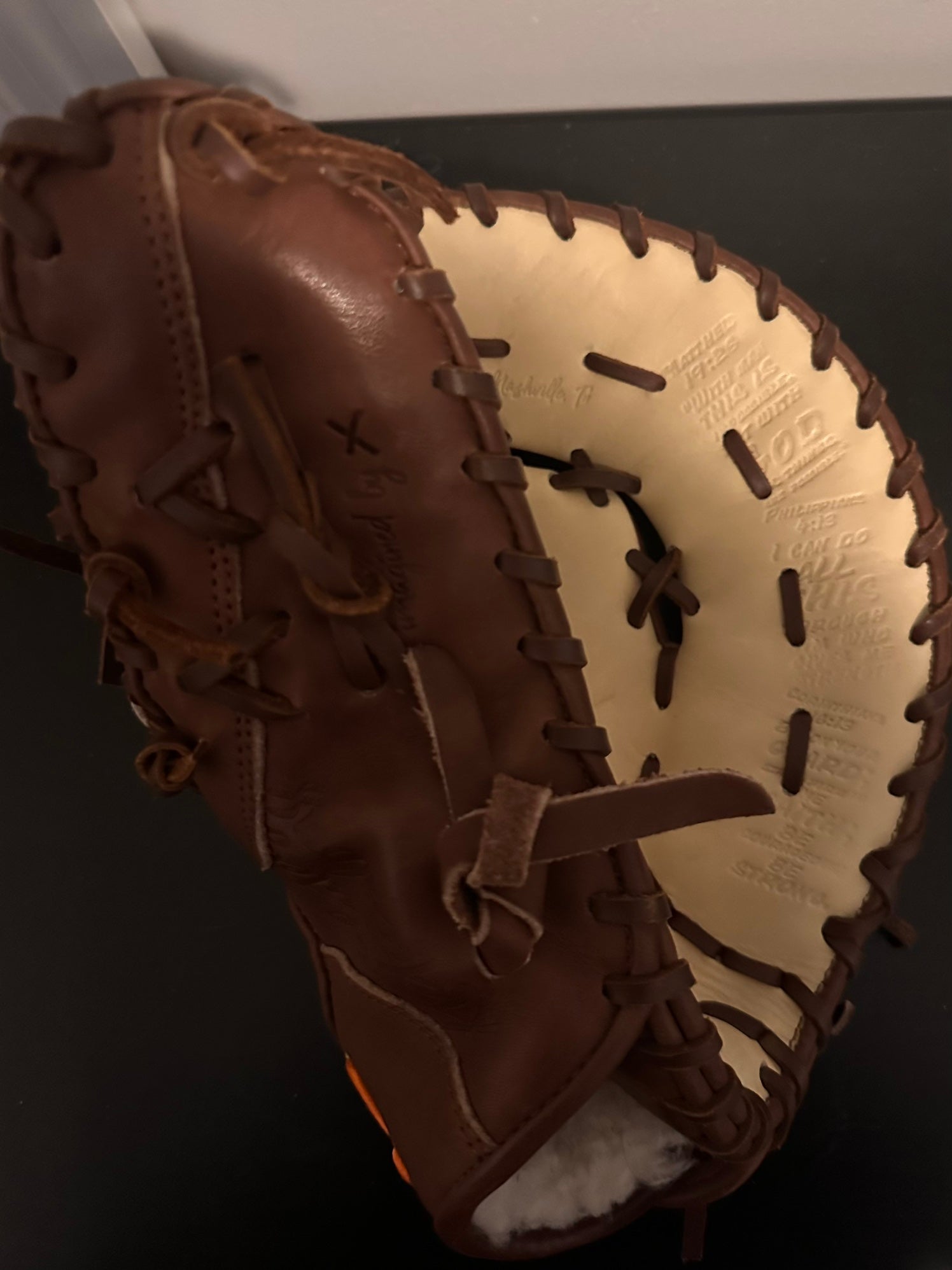 Absolutely Ridiculous *RARE* Bible Glove- 1st base glove