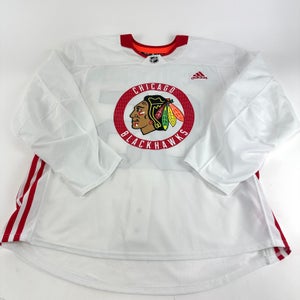 MACDOUGALL #85 - White Chicago Blackhawks Camp / Practice Jersey - Adidas MIC Size 58