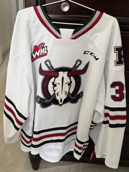 Brand New Red Deer Rebels Blank Goalie Cut Jersey