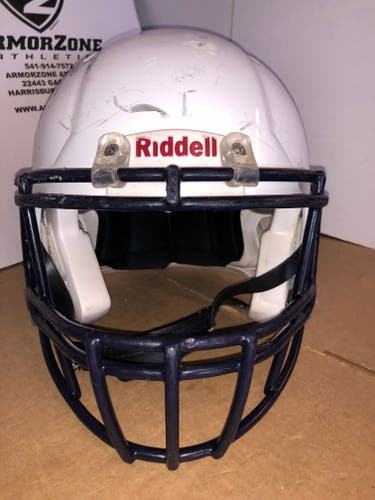 USED RIDDELL SPEED ADULT HELMET - LARGE - METALLIC WHITE
