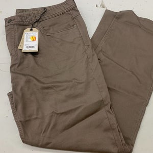 PrAna Bridger Jean Mud Men's 40x32 Straight Fit Leg Cotton Tan Brown Khaki Pant