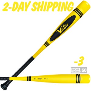 NEW - Victus JBB VIBE CRAYON  25" / 15 oz Yellow USSSA 2¾" Bat VJBBVIBC-YL *2-DAY SHIP