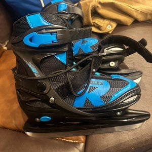 Used Junior Roces Jokey Adjustable Ice Skates (Regular) - Size: 2.0 - 5.0