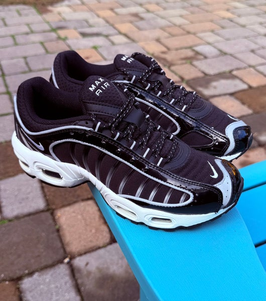 WOMENS AIR MAX TAILWIND 4 NRG 'BLACK PATENT' SIZE 8 NEW WITHOUT BOX - CK4122-001