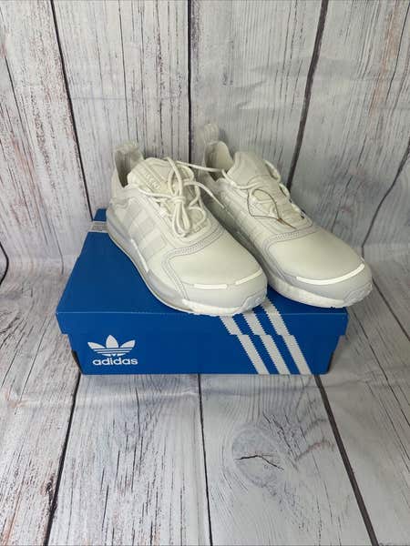 adidas gazelle silver green womens ADIDAS Size 9 White Black See-Through Acetate Ankle Sneakers – Sui Generis  Designer Consignment main image 1