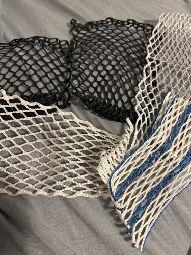 Lacrosse 5 pieces of used mesh