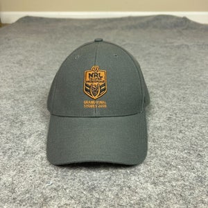 Sydney Roosters Mens Hat Cap Gray Adjustable Wool Blend NRL Rugby 2018 Final