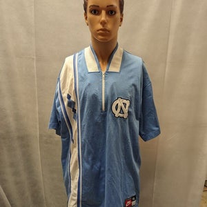 Vintage North Carolina Tar Heels Nike 1/4 Zip Warm Up Shirt XL NCAA