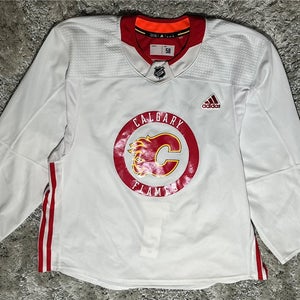 Adidas Calgary flames practice jersey White