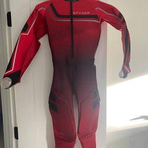 Spyder Youth 14/16 Padded Racing Ski Suit FIS Legal
