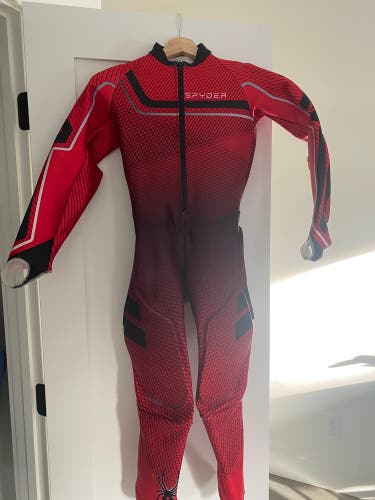Spyder Youth 14/16 Padded Racing Ski Suit FIS Legal
