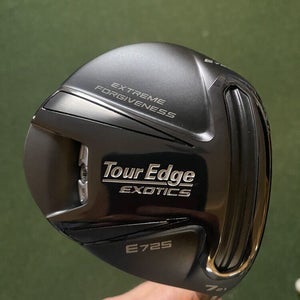 New Tour Edge Exotic E 725 10k 9 Deg Driver Stiff Flex Denali 6.0