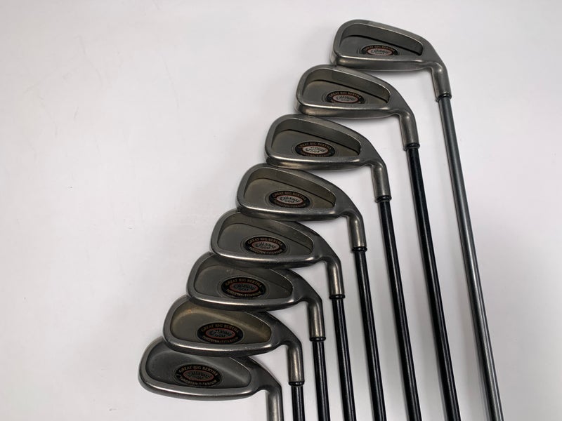 Callaway Big Bertha Tungsten Titanium Iron Set 4-PW+SW RCH 96 Regular RH