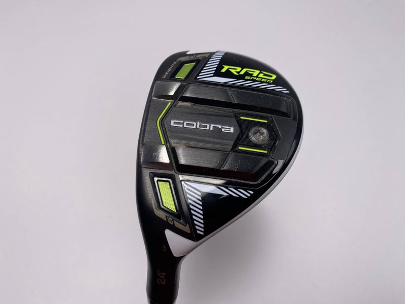 Cobra RAD Speed 5 Hybrid 24* UST Mamiya Recoil ES 760 F2 Senior Graphite Mens LH