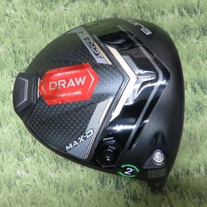 NEW * Cobra 2025 DS ADAPT MAX D DRAW 12* Driver Head + Adapter