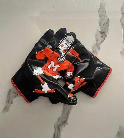 Miami Black College Gloves